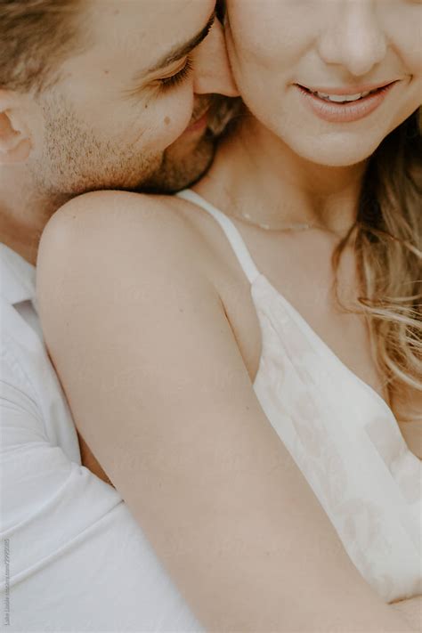 Engaged Couple Loving Each Other At Sunset By Stocksy Contributor Luke Liable Stocksy