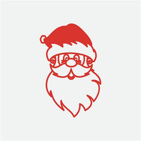 Santa Claus Vector Illustrations Design Icon Logo 17224858 Vector Art