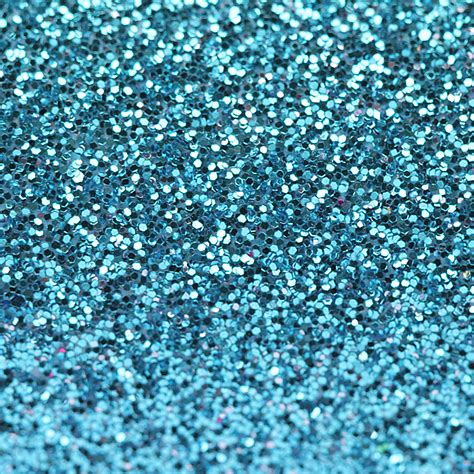Turquoise A4 Glitter Card