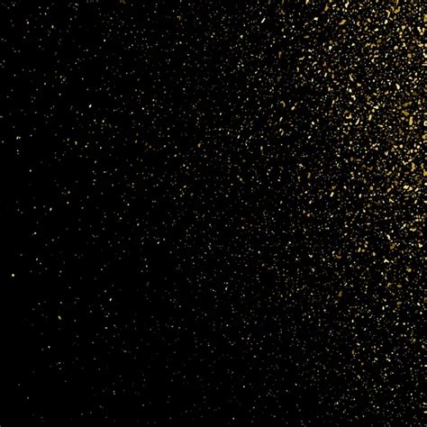Gold Glitter Texture Isolated Black Celebratory Background Golden