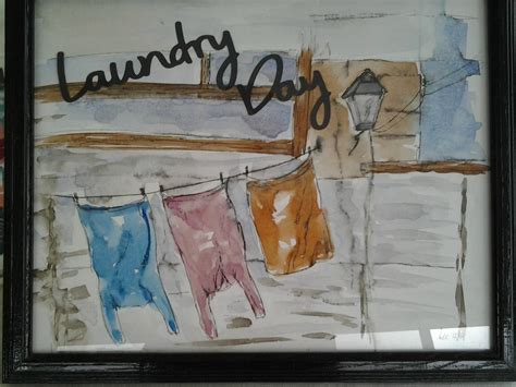 Watercolor For My Laundry Room Thanks To Amazing Artist Peter Sheeler