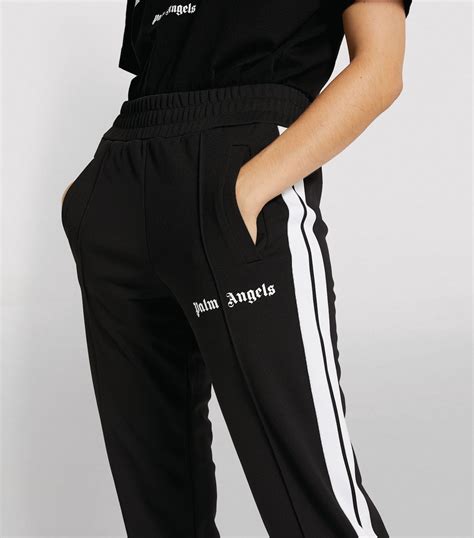 Palm Angels Black Logo Sweatpants Harrods Uk