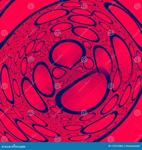 Red Blood Cells Abstract Art Background Stock Illustration