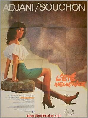 L ETE MEURTRIER Movie Poster Affiche Cinéma ISABELLE ADJANI ALAIN SOUCHON eBay
