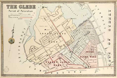 Glebe Borough Map Available To Purchase As An Archival Print Contact