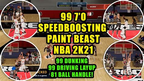 99 Ovr Speedboosting 70 Paint Beast Is The Most Unstoppable Center