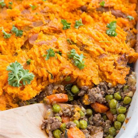 Easy Shepherds Pie With Sweet Potatoes The Roasted Root