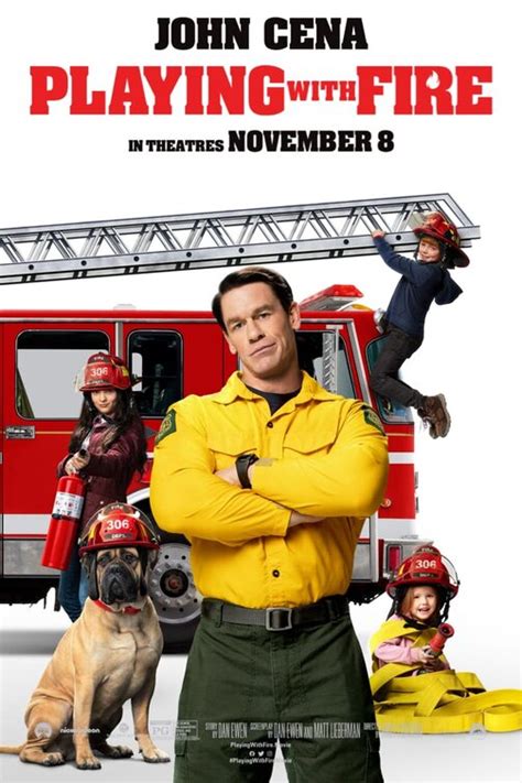 Playing with fire a crew of fire fighters that are rocky meet with their match when trying to rescue three kids. New poster for Playing With Fire (2019) : movies