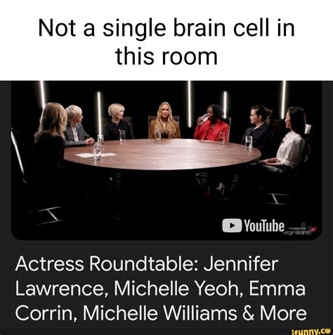 Not A Single Brain Cell In This Room Youtube Actress Roundtable