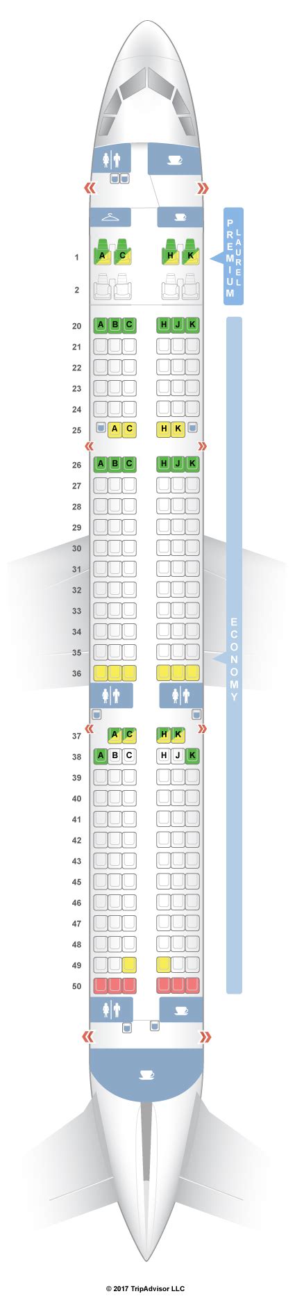 Seatguru Seat Map Eva Air Airbus A321 321 Seatguru