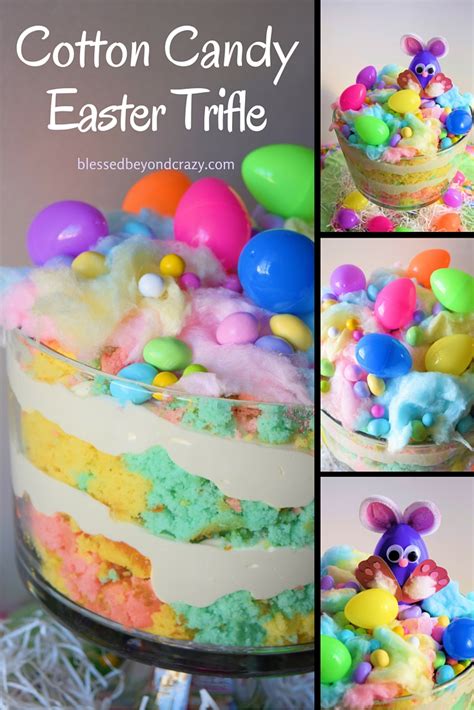 My grandmother would make an enormous dish of it for saturday night dinners when they often had guests. Cotton Candy Easter Trifle