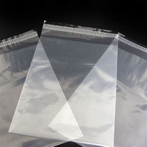 250mm X 350mm Clear Poly Envelopes Pack Of 500 50 Micron Medium
