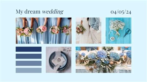 Personalize This Elegant Minimalist Wedding Vision Board Design Online