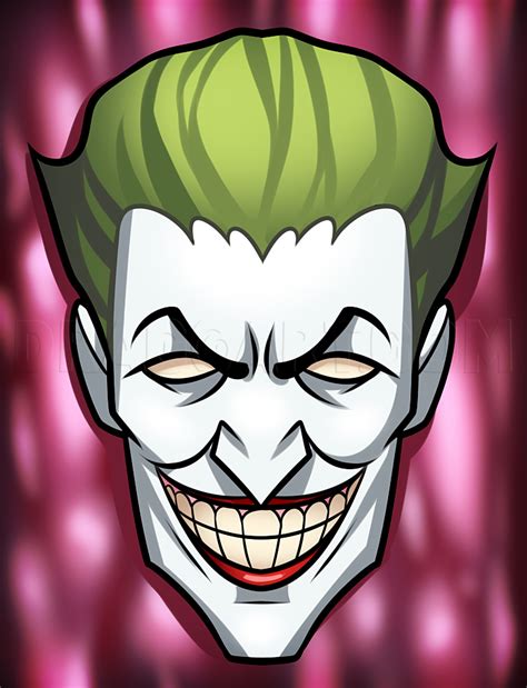 Comic Book Villain Drawing Lesson The Joker Step By Step