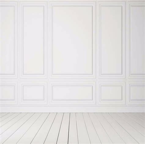 White Wood Floors White Wood Wall White Brick Walls Grey Walls