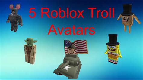 5 Roblox Troll Avatars Youtube