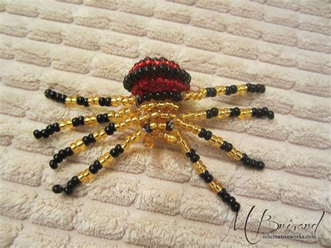 beaded spider pattern from website bijoux faciles beaded spiders beaded sculptures