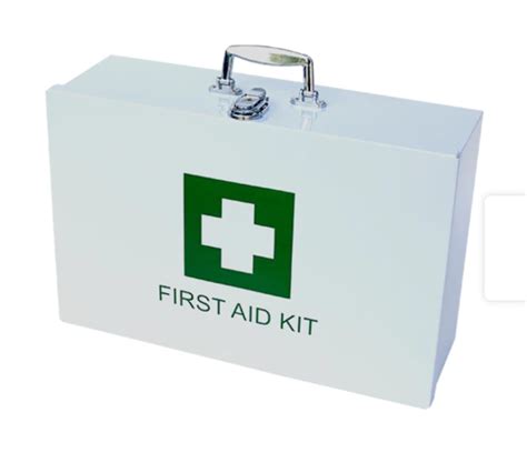 Large Comprehensive First Aid In Metal Case Safely Dube