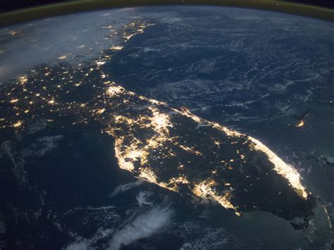 Space Station Astronaut Captures Stunning Photo Of Florida At Night