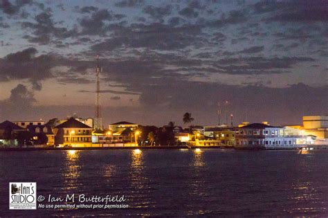 Photography By Ian M Butterfield Belize City Belize City At Night