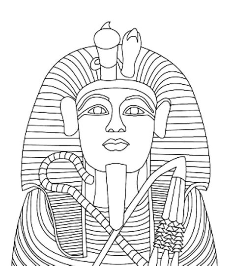 Tutankhamun Coloring Page At Free Printable