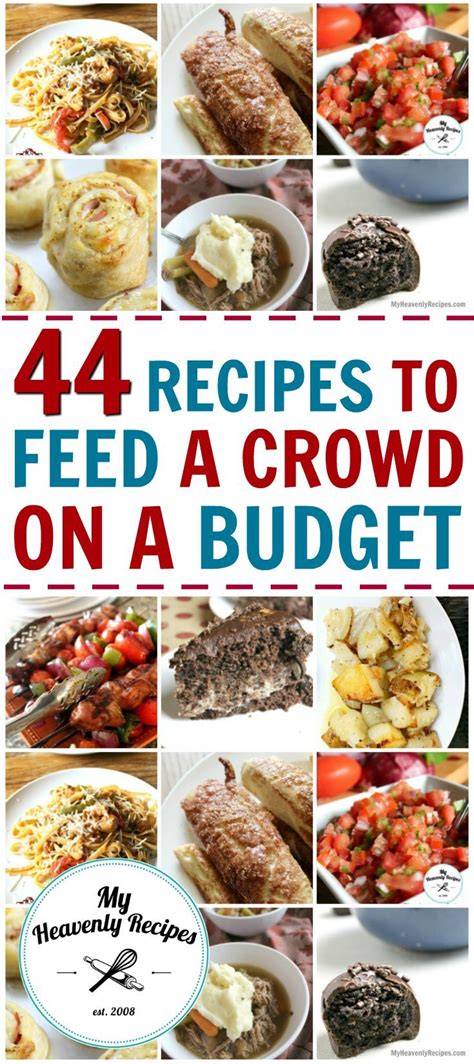 Food for a crowd can be pretty intimidating. 44 Recipes That Will Feed A Crowd on A Budget | Feeding a ...