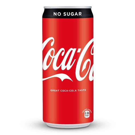 Coca Cola No Sugar 330ml Pack Of 4 Kiasu Mart