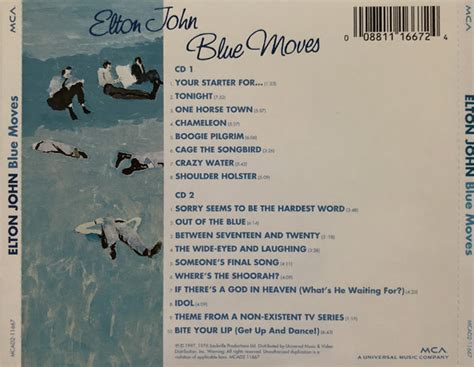 Clasicos De Coleccion Radio Elton John Blue Moves 1976