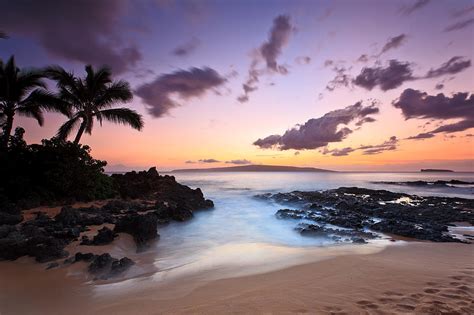 Sunset At Makena Cove Maui Hawaii Photograph