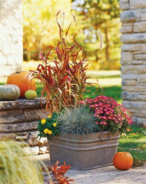 Beautiful And Simple For The Fall Fall Container Gardens Fall