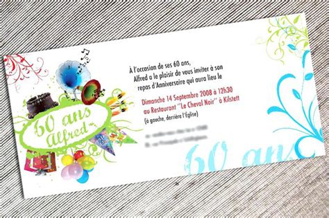 Carte invitation anniversaire 60 ans de mariage à personnaliser avec photos/textes. Texte d'invitation anniversaire 60 ans gratuit - Jlfavero