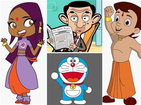 10 Top Cartoons In India Most Popular मिस्टर बीन से डोरेमोन तक बच्