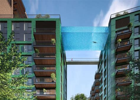 Glass Bottomed Sky Pool To Be Suspended Above London London City