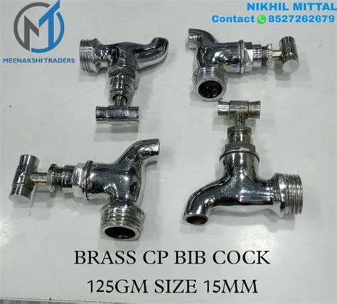 Silver Brass Cp Bib Cock 125gm Size 15mm For Water Fitting At Best Price In New Delhi