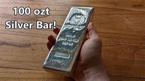 I Bought A 100 Oz Silver Bar Youtube
