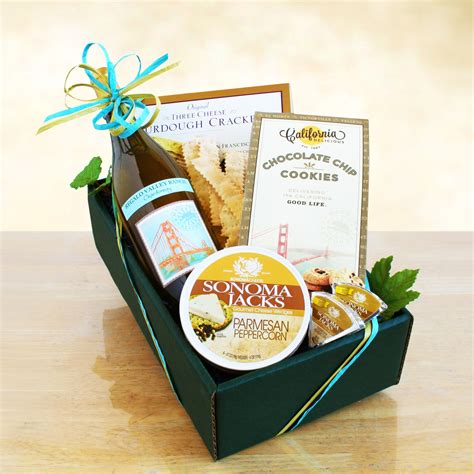 15 festive gift basket ideas to send right now. Chardonnay Classic Wine and Cheese Gift Basket by ...