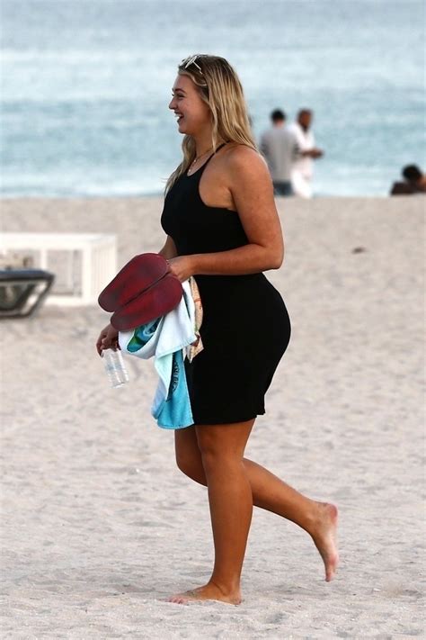 Iskra Alwrence In Bikini At A Beach In Miami 12102018 Hawtcelebs