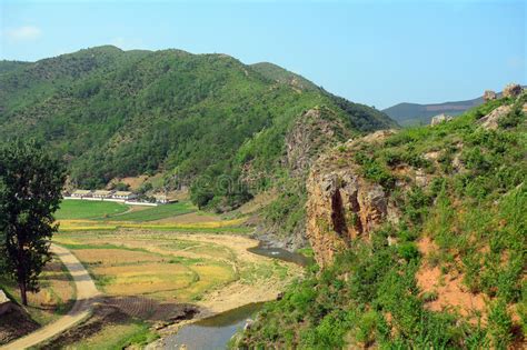 Countryside North Korea Stock Image Image Of Land Nort 48031137
