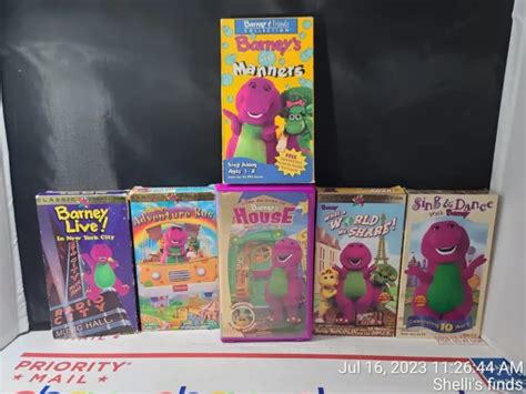 Lot Of Barney The Dinosaur Vhs Tapes Vintage Barney And Friends Sexiz Pix