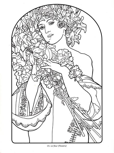 It was an exciting time; Pin on Coloring pages to print - Art Deco