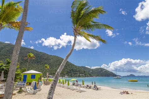 View Of Cane Garden Bay Beach Tortola British Virgin Islands West Indies Caribbean Central