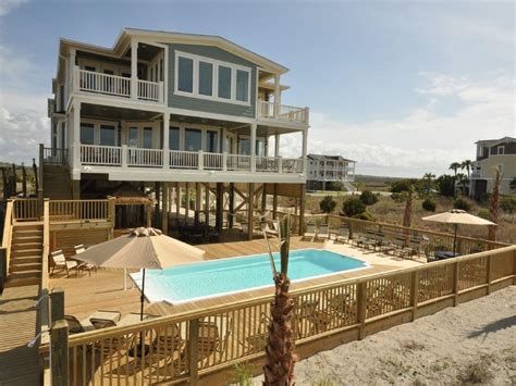 Holden Beach Vacation Rental Vrbo Br Southern Coast House In Nc Beachfront