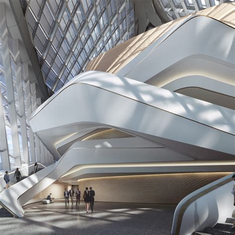 Zaha Hadid Architects Reveals Images Of Zhuhai Jinwan Civic Art Centre