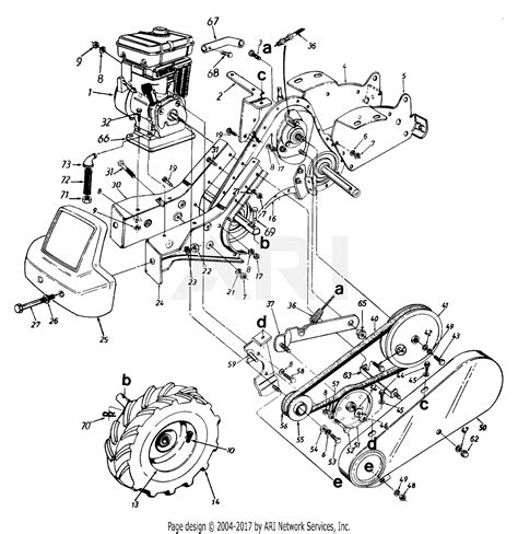 39 Yard Machine Tiller Parts Diagram