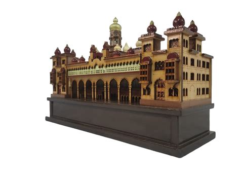 Mysore Palace Wooden Model Handmade Mysuru Miniature Toys