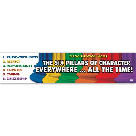 CHARACTER COUNTS! Store | Character Counts Everywhere Vinyl Banner