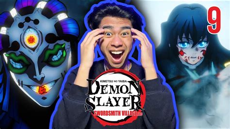 MUICHIRO ALREADY ENDED IT?? Demon Slayer Season 3 Episode 9 REACTION