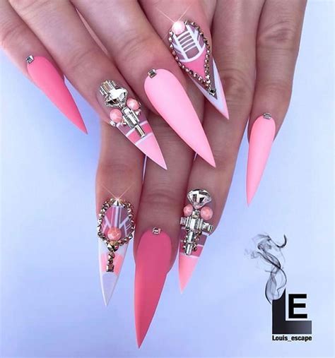 Are You Feeling Brave Enough To Try These Stiletto Nail Designs Page