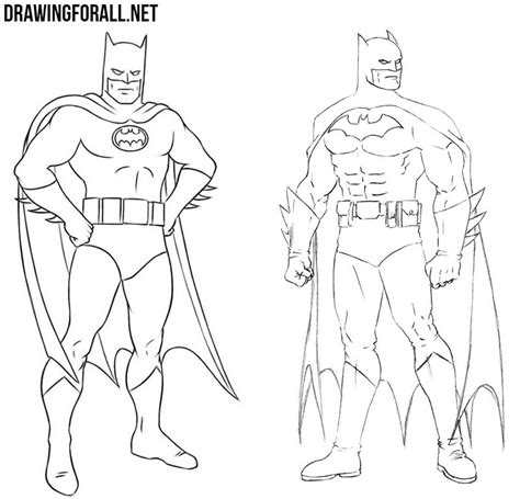 After the video, i took a couple extra minutes to make batman look. How to Draw Batman