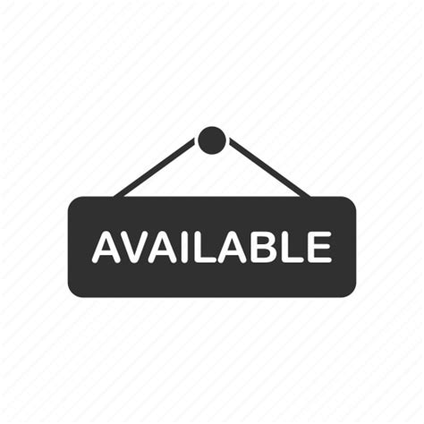 Available Available Sign Sign Tag Icon